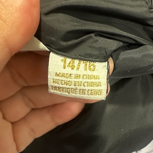 NWOT Madden Girl Kids Heart Pattern Fleece Jacket - Black and Cream size 14/16 - Picture 5 of 16